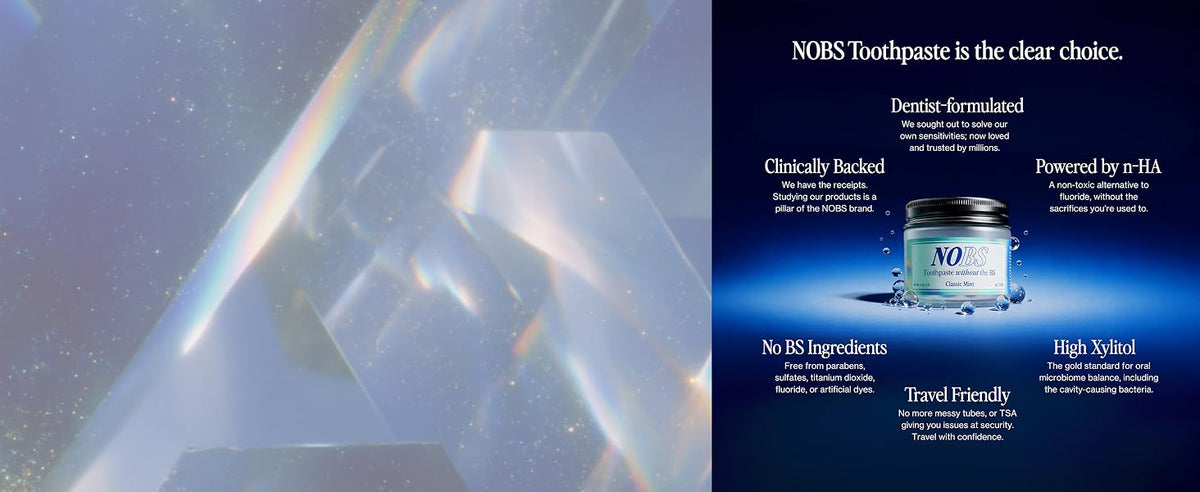 NOBS toothpaste is the clear choice