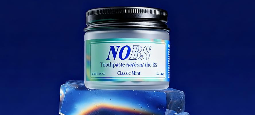 NOBS uses a clinically backed 5% nano hydroxyapatite formula